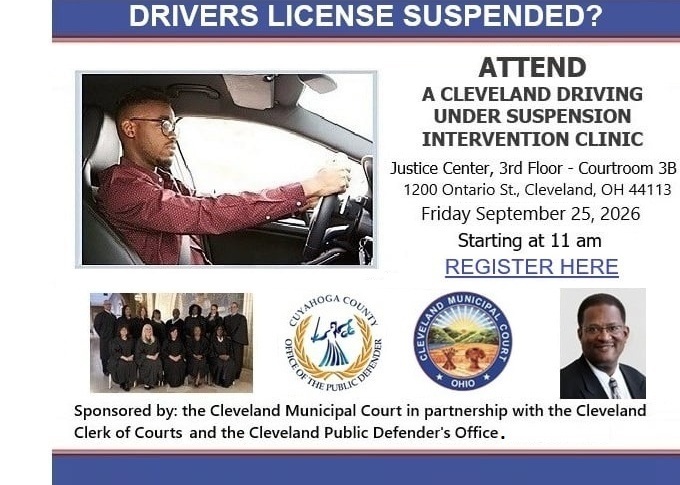 Cleveland Driving Under Suspension Clinic
