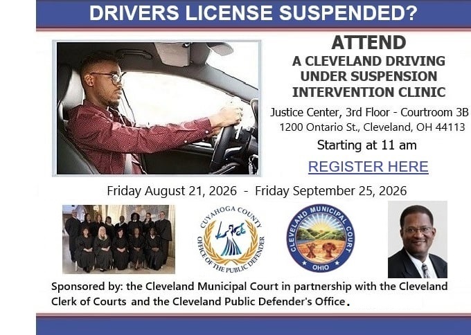 Cleveland Driving Under Suspension Clinic