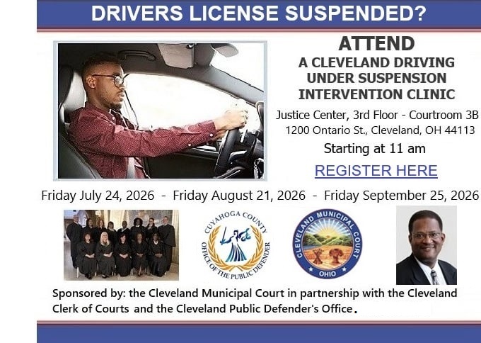 Cleveland Driving Under Suspension Clinic